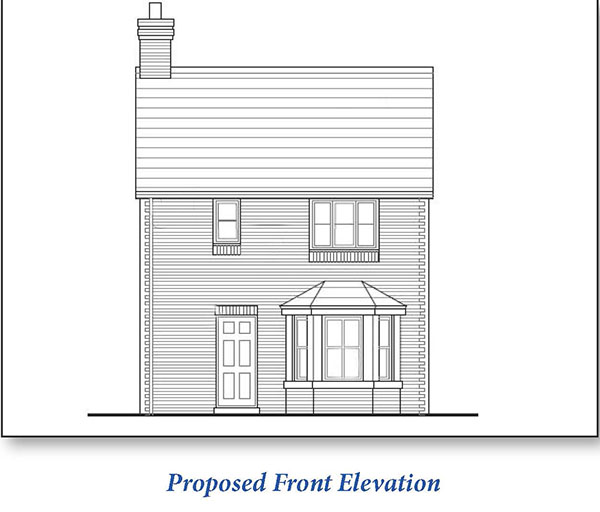 Lot: 12 - LAND WITH PLANNING FOR THREE-BEDROOM DETACHED HOUSE -